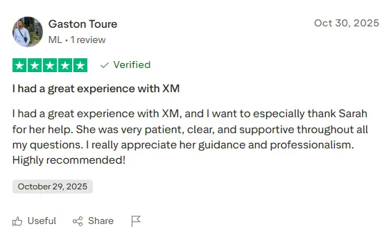 Trader Testimonial