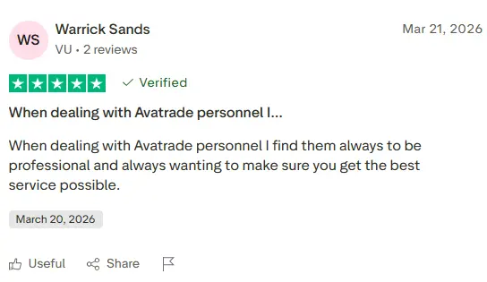 Trader Testimonial